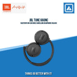 JBL TUNE 660NC BLUETOOTH ON-EAR NOISE CANCELLING HEADPHONES (BLACK)