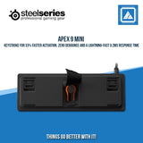 STEELSERIES APEX 9 MINI RGB MECHANICAL GAMING KEYBOARD