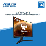 ASUS TUF VG27WQ1B 27" WQHD LED CURVED GAMING MONITOR 165HZ 1MS W/ SPK WLMNT (2XHDMI, DP)