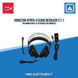 KINGSTON HYPER-X CLOUD REVOLVER S 7.1 PRO GAMING HEADSET W/ DETACHABLE MIC (GUNMETAL)