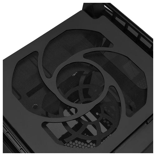 Lucid 03 Mini-ITX case with three sided tempered glass and 90 degree rotated motherboard layout