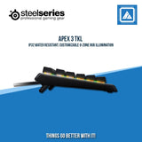 STEELSERIES APEX 3 TKL RGB MECHANICAL GAMING KEYBOARD