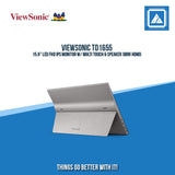 VIEWSONIC TD1655 15.6" LED FHD IPS MONITOR W/ MULTI TOUCH & SPEAKER (MINI HDMI)