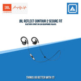JBL REFLECT CONTOUR 2 SECURE FIT BLUETOOTH SPORTS IN-EAR HEADPHONES (BLACK)