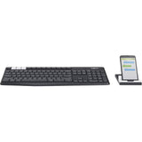 LOGITECH BLUETOOTH MULTI-DEVICE FULL-SIZE KEYBOARD K375S (BLACK)