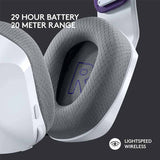 LOGITECH G733 LIGHTSPEED WIRELESS RGB GAMING HEADSET (WHITE | BLACK) W/ HEADSET STAND