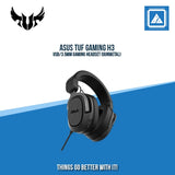 ASUS TUF GAMING H3 USB/3.5MM GAMING HEADSET (GUNMETAL)