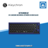 KEYCHRON Q2 65% BAREBONE MECHANICAL KEYBOARD ISO KNOB (BLACK)