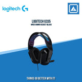LOGITECH G335 WIRED GAMING HEADSET (BLACK)