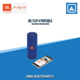 JBL FLIP 4 PORTABLE BLUETOOTH SPEAKER (BLUE)