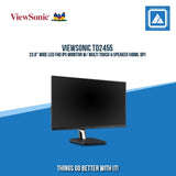 VIEWSONIC TD2455 23.8" WIDE LED FHD IPS MONITOR W/ MULTI TOUCH & SPEAKER (HDMI, DP)