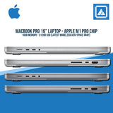 MacBook Pro 16" Laptop - Apple M1 Pro chip - 16GB Memory - 512GB SSD (Latest Model) - Silver/Space Gray