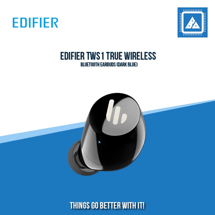 EDIFIER TWS1 TRUE WIRELESS BLUETOOTH EARBUDS (DARK BLUE)