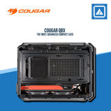 COUGAR QBX ULTRA COMPACT GAMING CASE /ATX PSU COMPATIBLE/ 1*FAN (M-ITX)