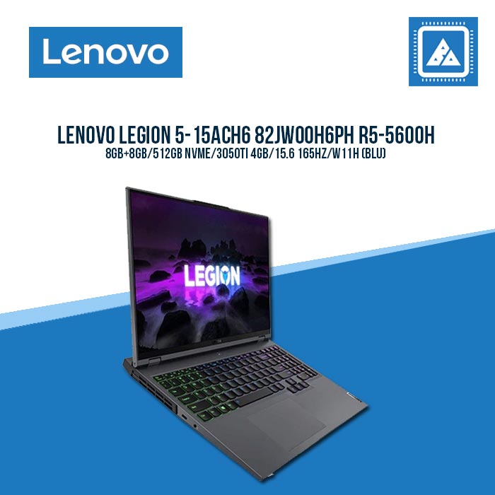 LENOVO LEGION 5-15ACH6 82JW00H6PH R5-5600H | 16gb RAM | RTX 3050TI | Best for Gaming and Graphic Designs