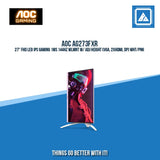AOC AG273FXR 27" FHD LED IPS GAMING 1MS 144HZ WLMNT W/ ADJ HEIGHT (VGA, 2XHDMI, DP) WHT/PNK