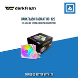 DARKFLASH RADIANT DC-120 ARGB AIO 120MM LIQUID CPU COOLER