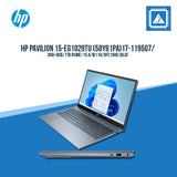 HP PAVILION STRELKA 15-EG1029TU LAPTOP (FOG BLUE) | 15.6" FHD | i7-1195G7 | 16GB DDR4 | 1TB SSD | IRIS® XE GRAPHICS | WIN11 + MS OFFICE HOME & STUDENT 2019 + HP PRELUDE TOPLOAD BAG
