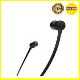 JBL T110BT BLUETOOTH IN-EAR HEADPHONES (BLACK)