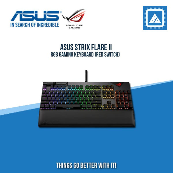 ASUS STRIX FLARE II RGB GAMING KEYBOARD (RED SWITCH) – BlueArm Computer ...