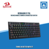 REDRAGON YI TKL RGB MECHANICAL GAMING KEYBOARD (RED SWITCH)
