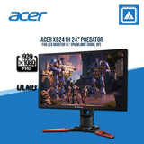 ACER XB241H 24" PREDATOR FHD LED MONITOR W/ SPK WLMNT (HDMI, DP)