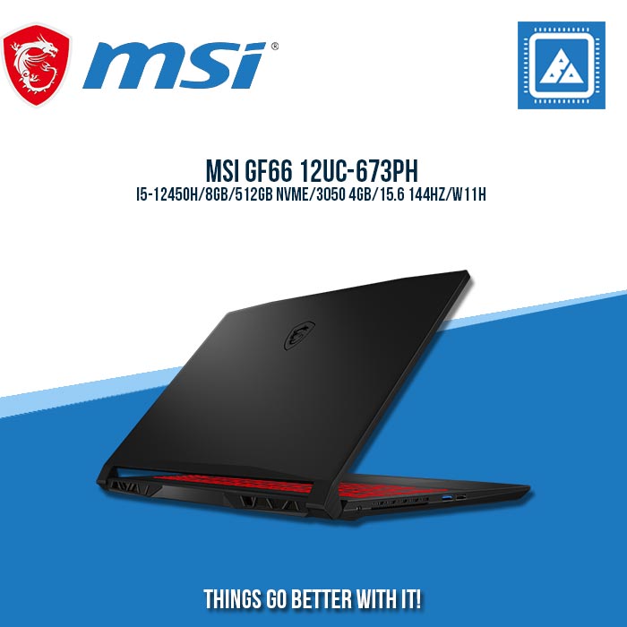 MSI GF66 12UC-673PH I5-12450H | Gaming Laptop And AutoCAD Users