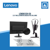 LENOVO D24-20 23.8" WIDE LED MONITOR (66AEKAC1PH) (VGA, HDMI)