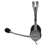 LOGITECH H110 STEREO HEADSET (BLACK)