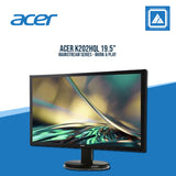 ACER K202HQL 19.5" WIDE LED MONITOR (DB15, HDMI)