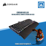 CORSAIR K65 LUX RGB MECHANICAL GAMING KEYBOARD (MX RED)