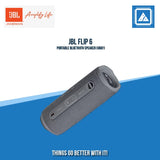 JBL FLIP 6 PORTABLE BLUETOOTH SPEAKER (GRAY)