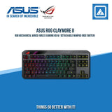 ASUS ROG CLAYMORE II RGB MECHANICAL WIRED/WRLSS GAMING KB W/ DETACHABLE NUMPAD (RED SWITCH)