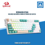 REDRAGON KITAVA RGB WIRED MECHANICAL GAMING KEYBOARD (RED SWITCH)