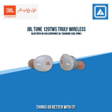 JBL TUNE 120TWS TRULY WIRELESS BLUETOOTH IN-EAR EARPHONES W/ CHARGING CASE (PINK)