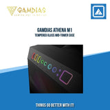 Gamdias ATHENA M1- Tempered Glass Mid-Tower CASE