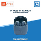 JBL TUNE 225TWS TRUE WIRELESS BLUETOOTH EARBUDS W/ CHARGING CASE (BLUE)