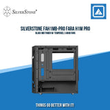 SILVERSTONE FAH1MB-PRO FARA H1M PRO BLACK MID TOWER W/ TEMPERED, 3 ARGB FANS