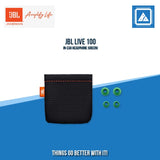 JBL LIVE 100 IN-EAR HEADPHONE (GREEN)