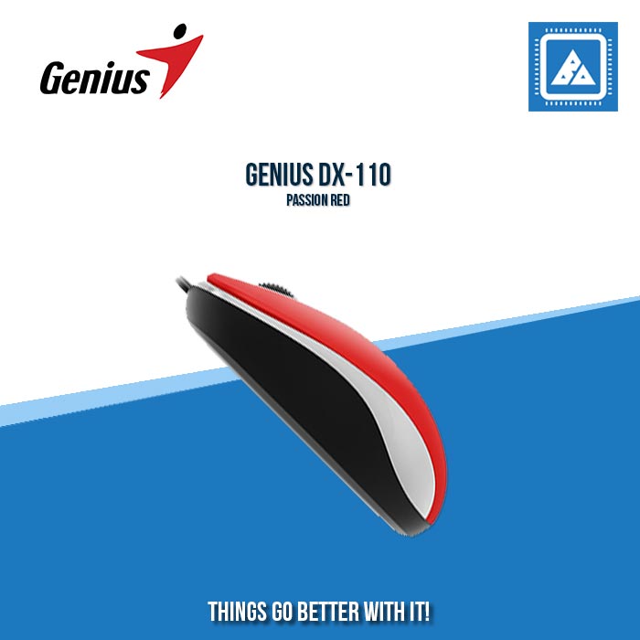 GENIUS DX-110 USB MOUSE (RED)