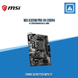 MSI A320M PRO-VH 2DDR4 M.2 MOTHERBOARD (DB15, HDMI)