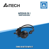 A4TECH HS-28-1 HEADSET W/MIC (BLACK)