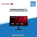 VIEWSONIC VA2409-MHU 23.6" WIDE FULL HD LED IPS MONITOR W/ SPEAKER WLMNT (VGA, HDMI)
