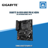 GIGABYTE GA-B550 AORUS PRO AC 4DDR4 2XM.2 MOTHERBOARD (HDMI) W/ WIFI+BT
