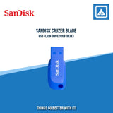 SANDISK CRUZER BLADE USB FLASH DRIVE 32GB (BLUE)