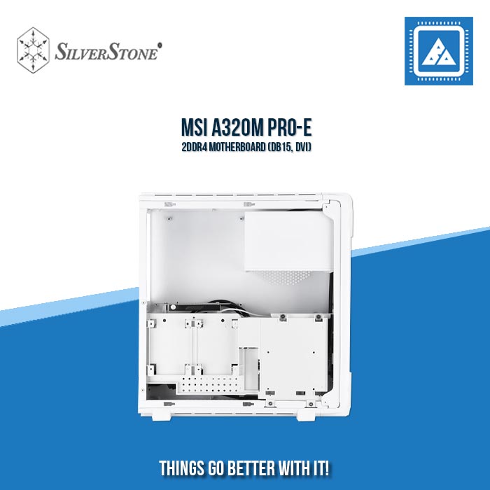 SILVERSTONE RVZ03W RAVEN Z WHITE ITX CASE, RGB LED