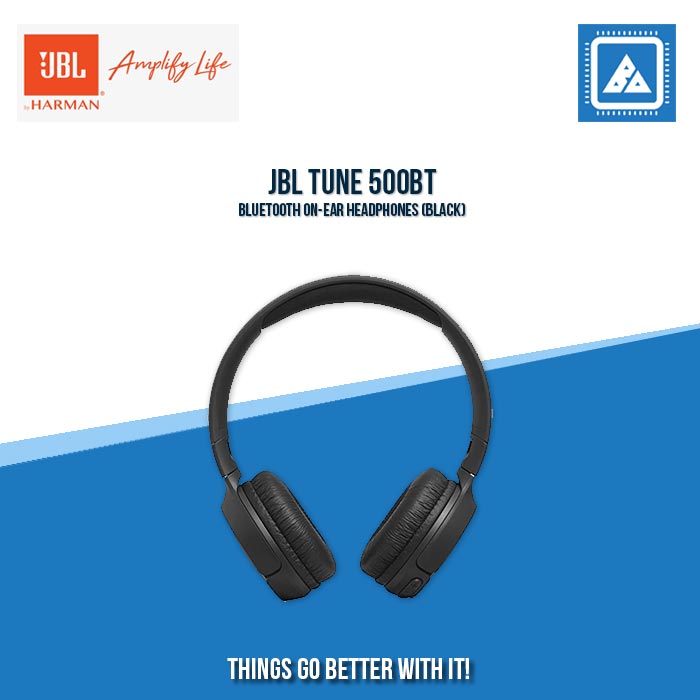 JBL TUNE 500BT BLUETOOTH ON-EAR HEADPHONES (BLACK)