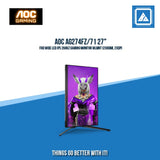 AOC AG274FZ/71 27" FHD WIDE LED IPS 260HZ GAMING MONITOR WLMNT (2XHDMI, 2XDP)