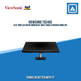 VIEWSONIC TD2455 23.8" WIDE LED FHD IPS MONITOR W/ MULTI TOUCH & SPEAKER (HDMI, DP)