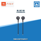 JBL LIVE 100 IN-EAR HEADPHONE (BLUE)